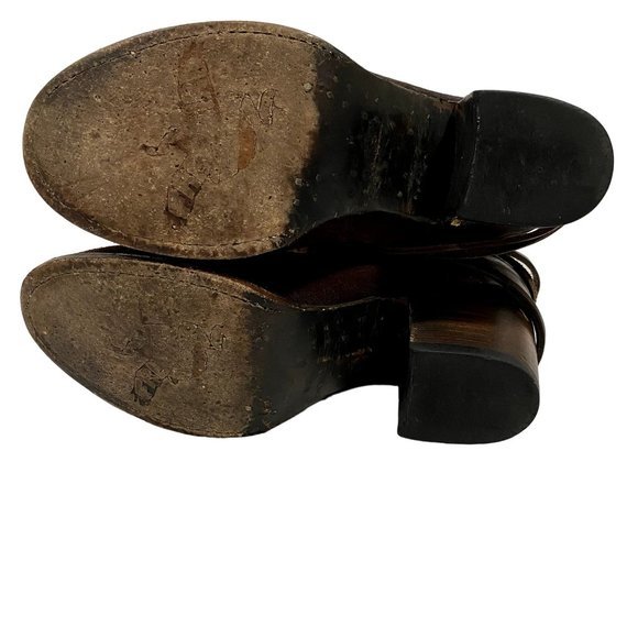 Freebird By Steven Coal Wine Color Lace Up Boot Size 7 Rare Color - Picture 6 of 8